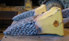 用于矿山、采石场和矿物加工设施的硬面碳化铬丝和电极